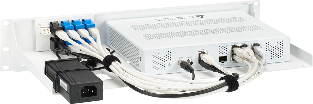 Rackmount.IT RM-SR-T15 - Montagesatz für Netzwerkgeräte - Rack montierbar - Signal White - 1.3U - 48.3 cm (19), Ansicht 3