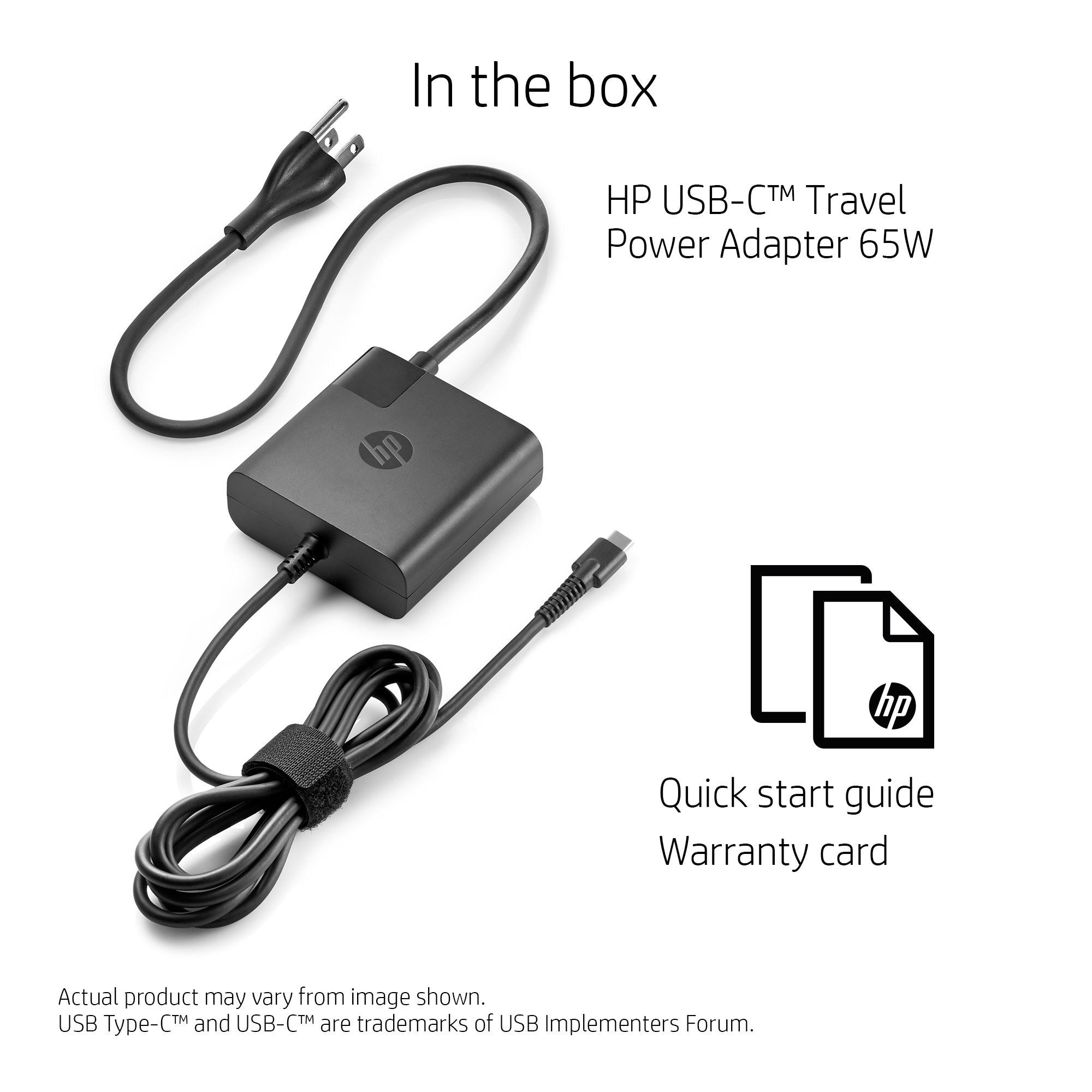 HP Travel AC Adapter - Netzteil - 65 Watt - Europa, Ansicht 2
