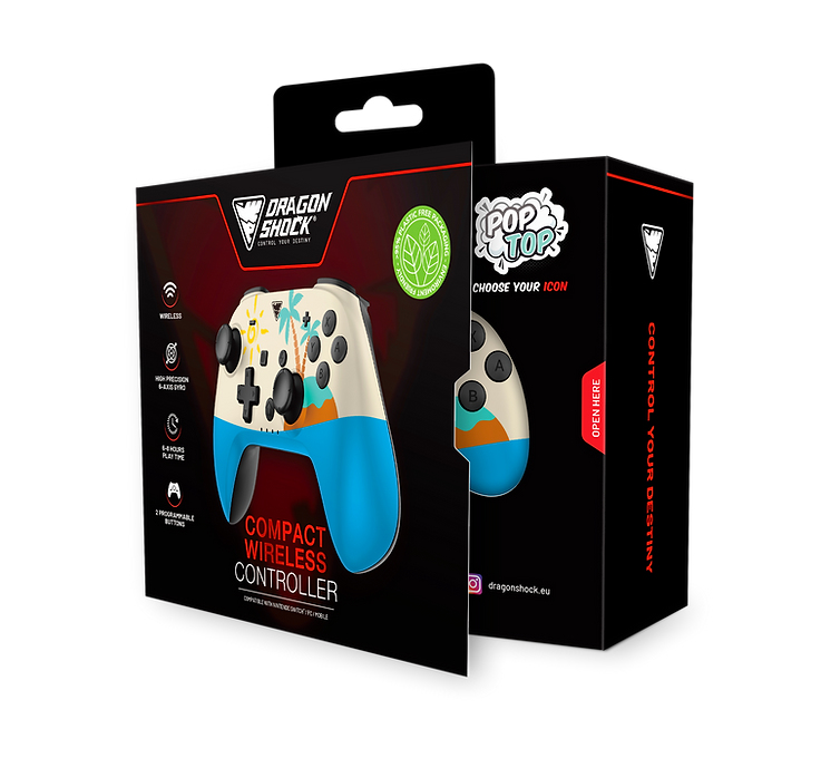 DragonShock Controller Poptop Wireless The Island Switch, Ansicht 3