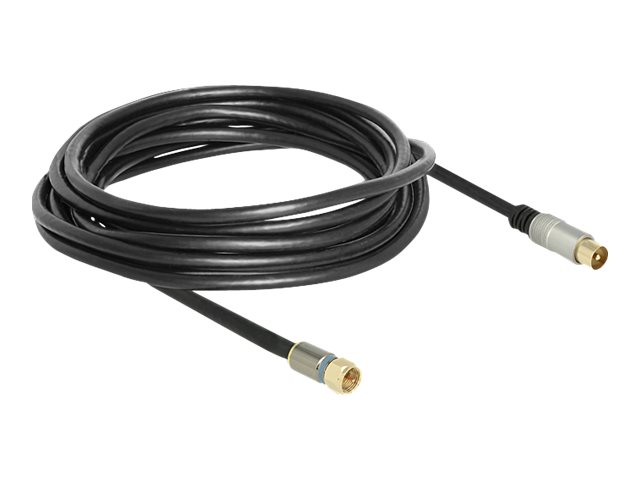 Delock Premium - Antennenkabel - IEC-Anschluss männlich zu F-Stecker männlich