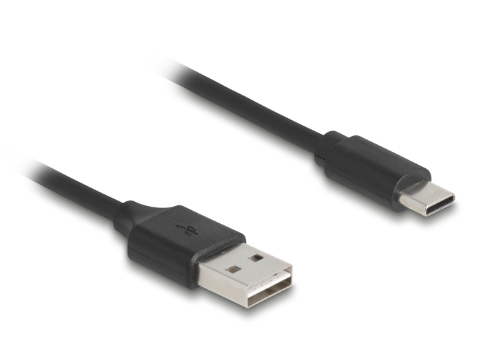 Delock Spiralkabel EASY-USB 2.0 Typ-A Stecker zu USB Type-C 0.5 m bis 0.8 - Digital/Daten, Ansicht 2