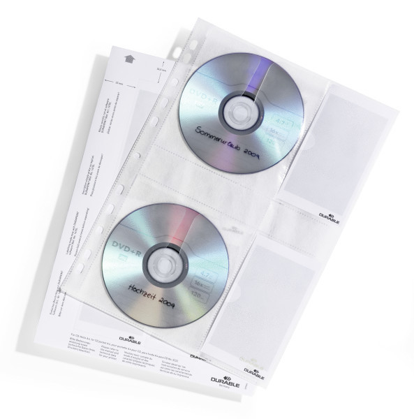 Durable CD-Umschläge - Kapazität: 4 CD/DVD, Ansicht 4