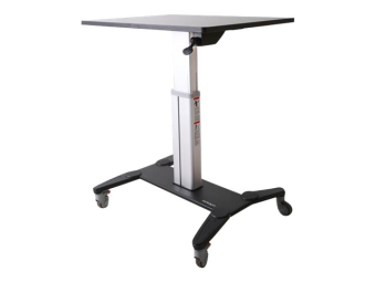 StarTech.com Mobiler Sitz-Steh-Arbeitsplatz mit 80cm Arbeitsfläche