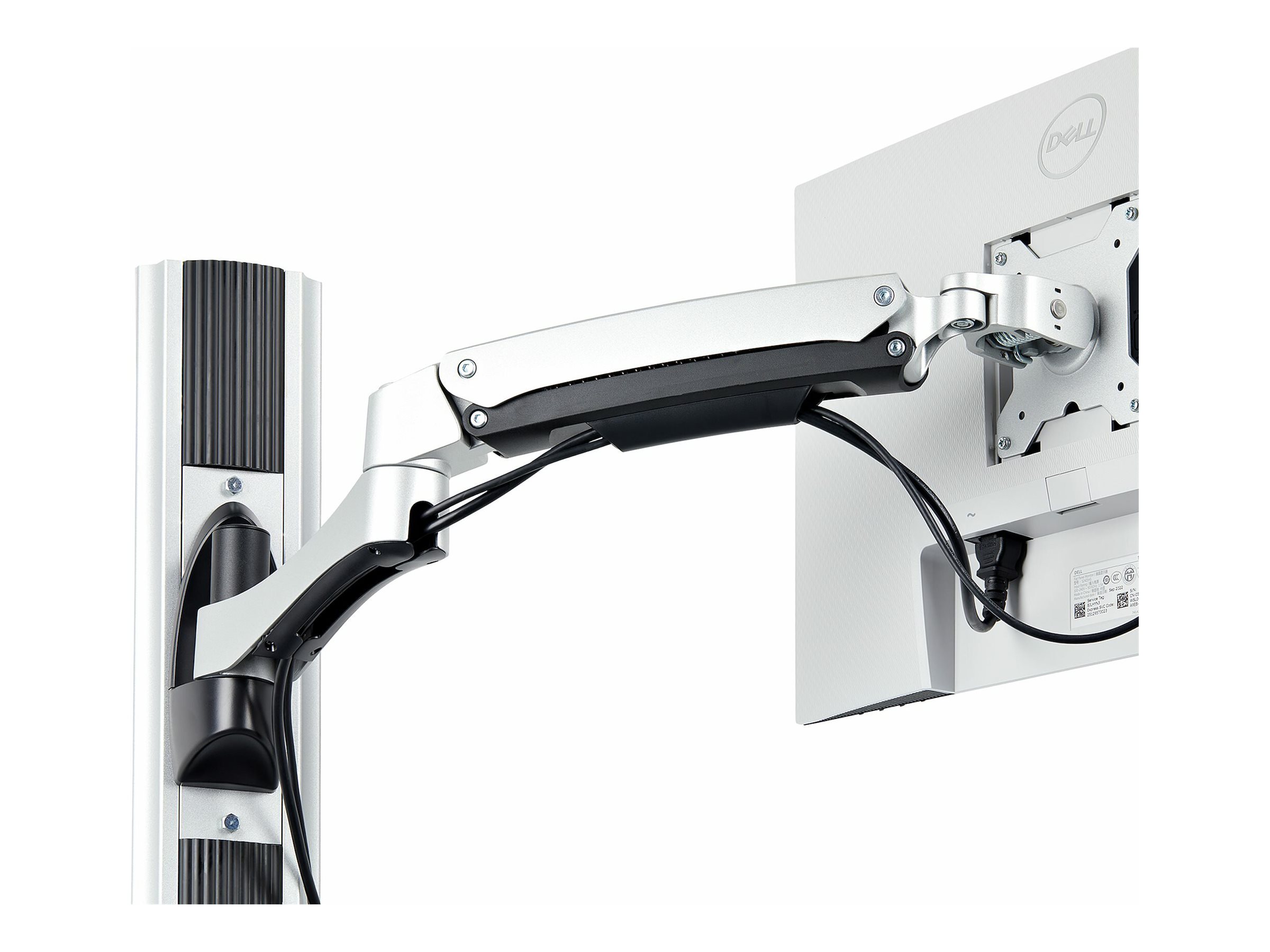 StarTech.com Workstation Wandhalterung, Monitor & PC & Tastatur Halterung - Befestigungskit - Workstation - für Flachbildschirm - Aluminium, Stahl - Schwarz - Bildschirmgröße: up to 68.6 / 82.3 cm (ultra-wide)