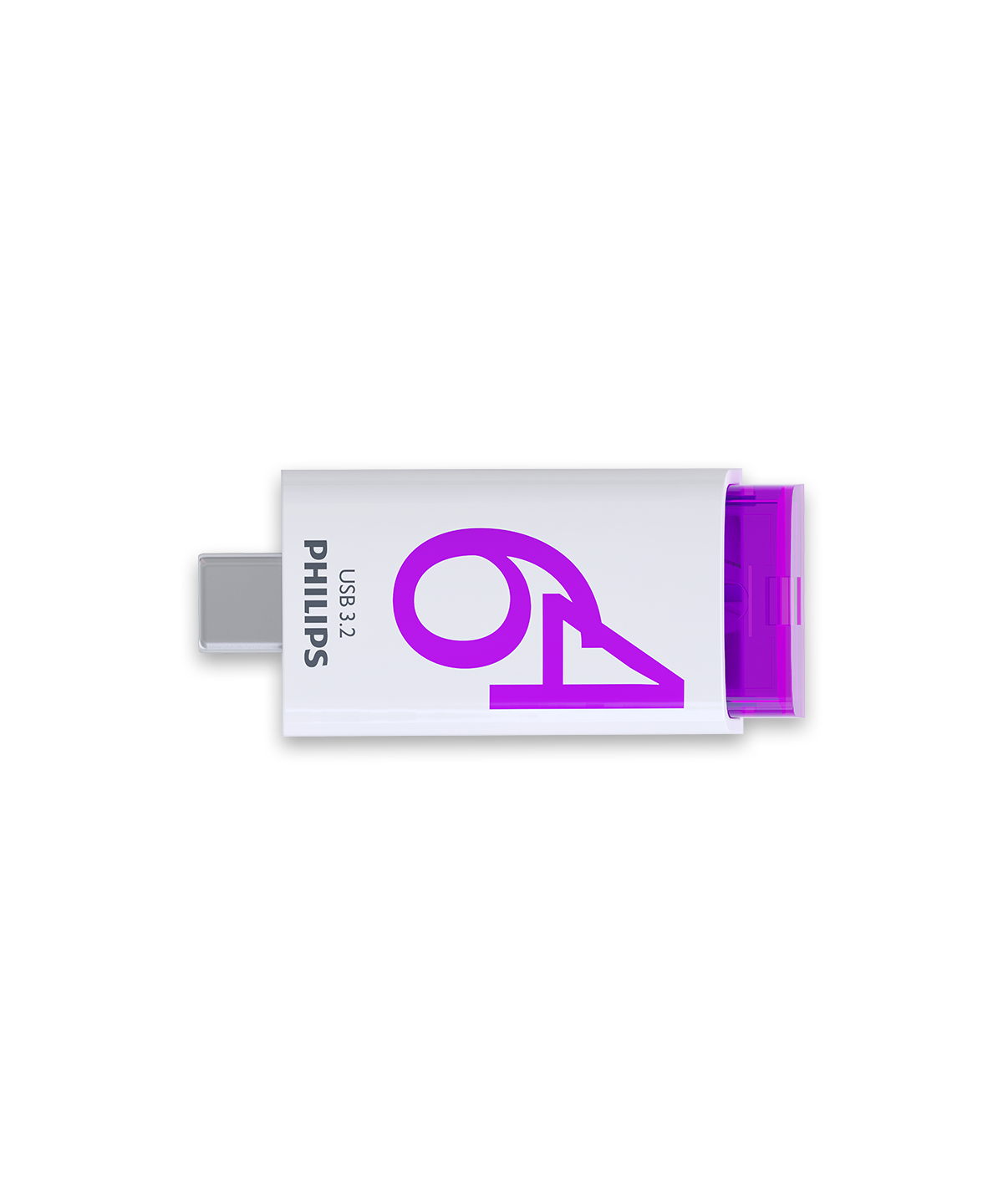 Philips Usb 3.2 Click Series Gen 1 Usb-C - Usb-Stick - USB-Stick - 64 GB, Ansicht 2