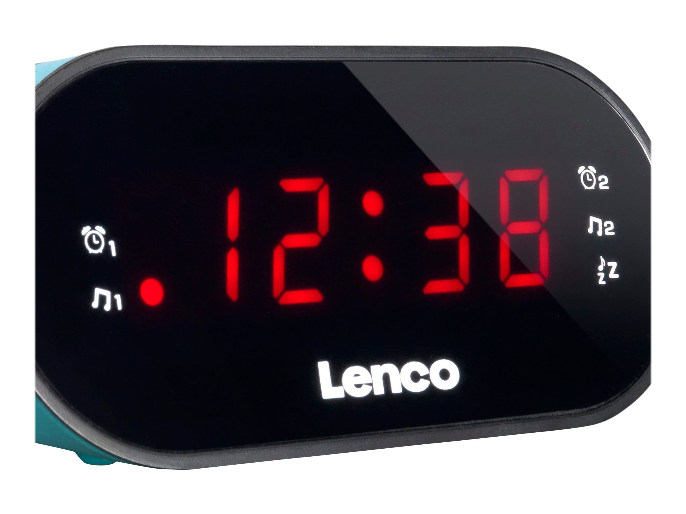 Lenco CR-07 - Radiouhr - 0.3 Watt - Blau, Ansicht 2