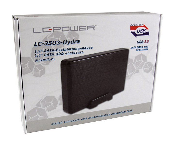 LC-Power LC-35U3-Hydra - Speichergehäuse - 3.5 (8.9 cm), Ansicht 3