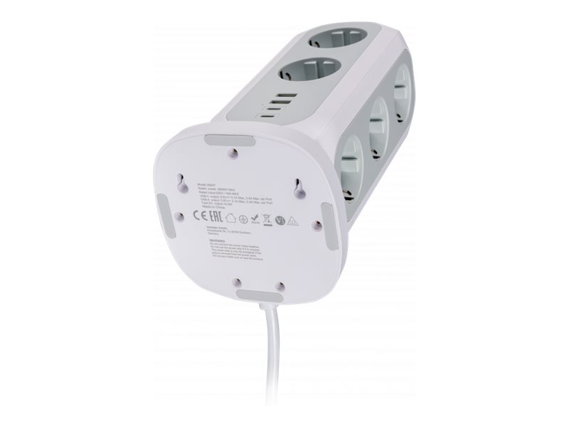 Verbatim EU Power Tower 11 AC with 2 x USB-C 2 USB-A 49547, Ansicht 4