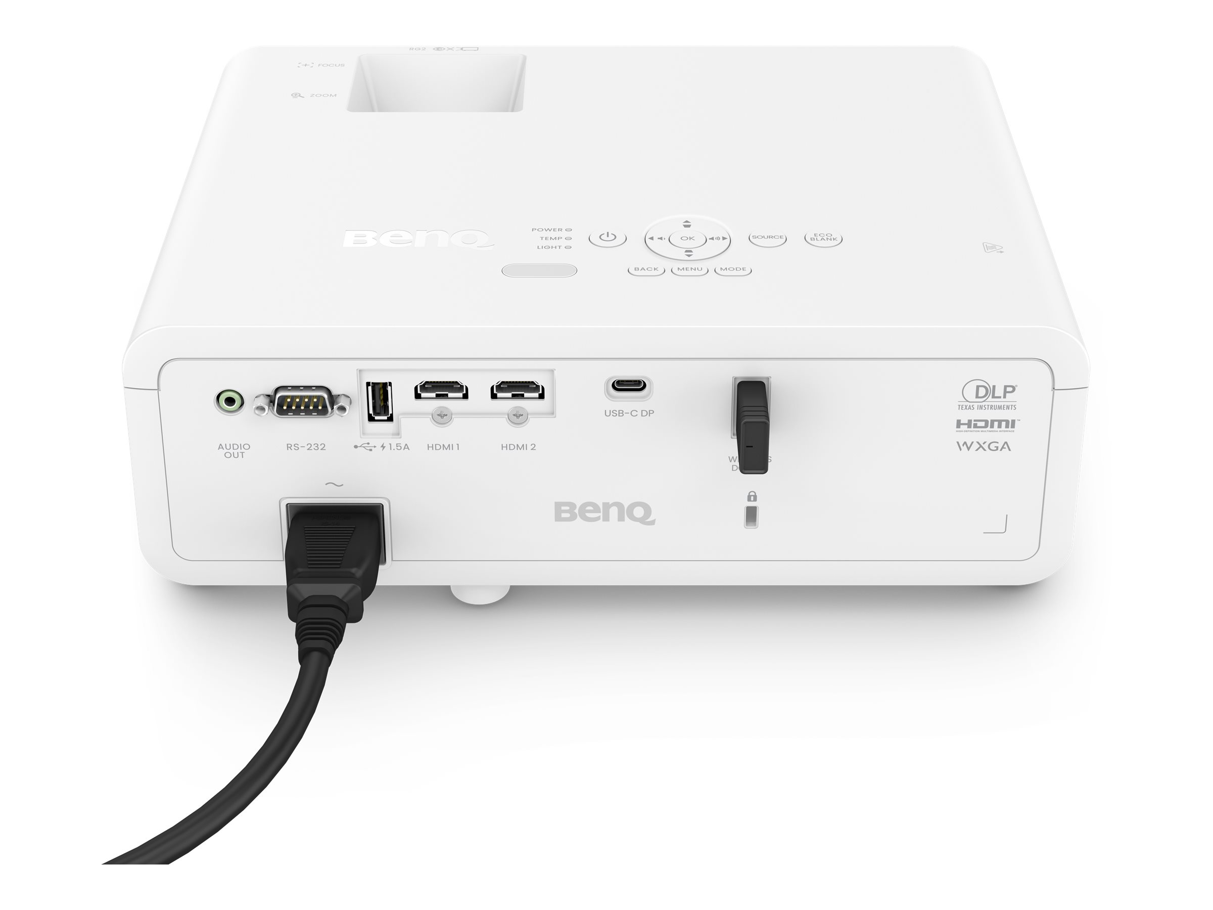BenQ LW650 - DLP-Projektor - Laser - tragbar - 3D - 4000 ANSI-Lumen - WXGA (1280 x 800)
