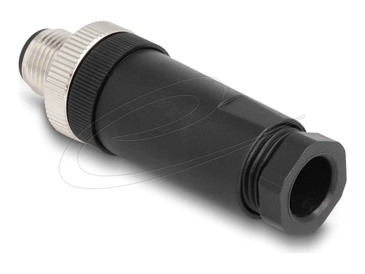 Delock Netzanschluss - 3-poliger M12-A (M)