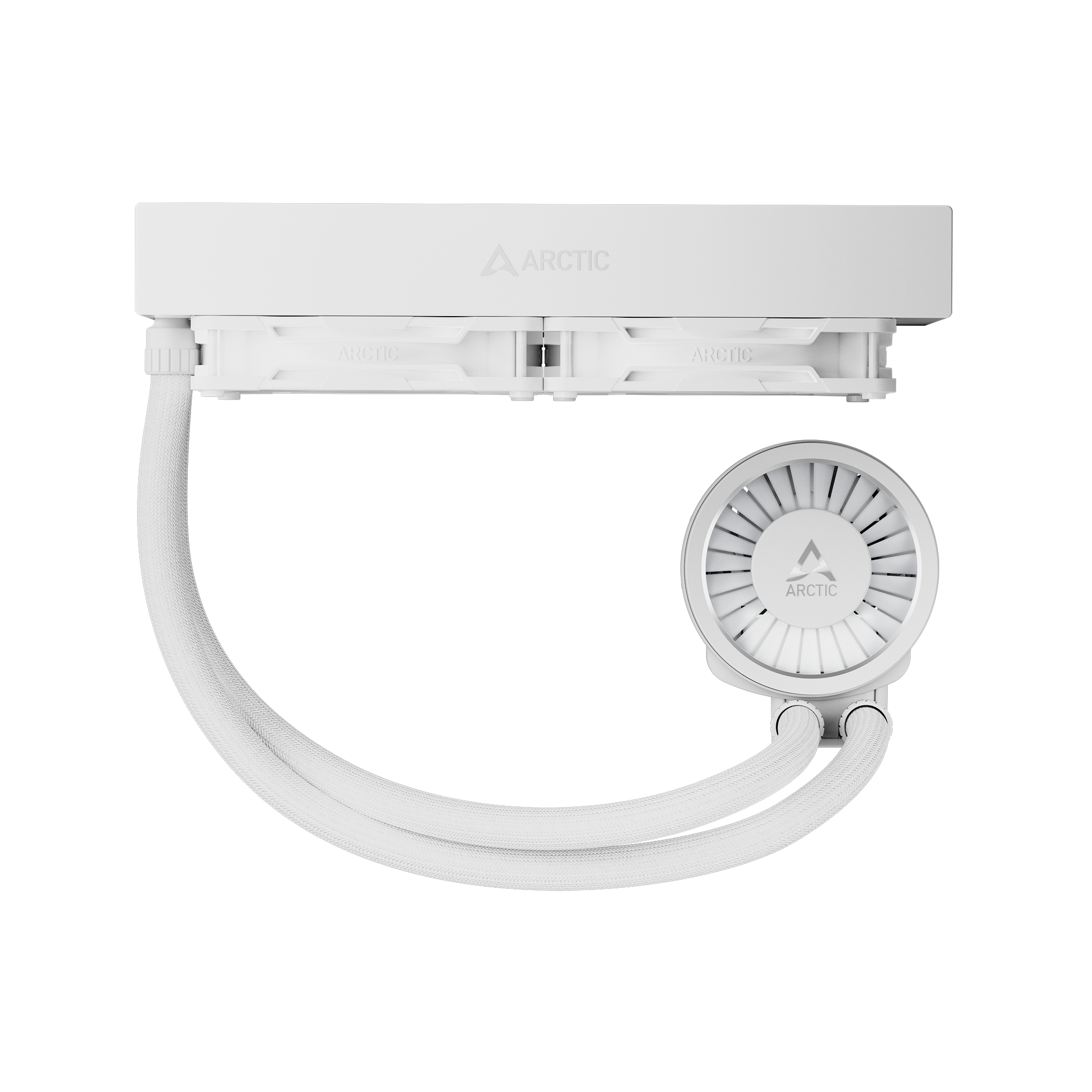 Arctic Liquid Freezer III Pro 240 A-RGB - Wasserkühlung - Kühlergröße: 240 mm - (für: AM5, AM4, LGA1700, LGA1851) - Weiß, Ansicht 3
