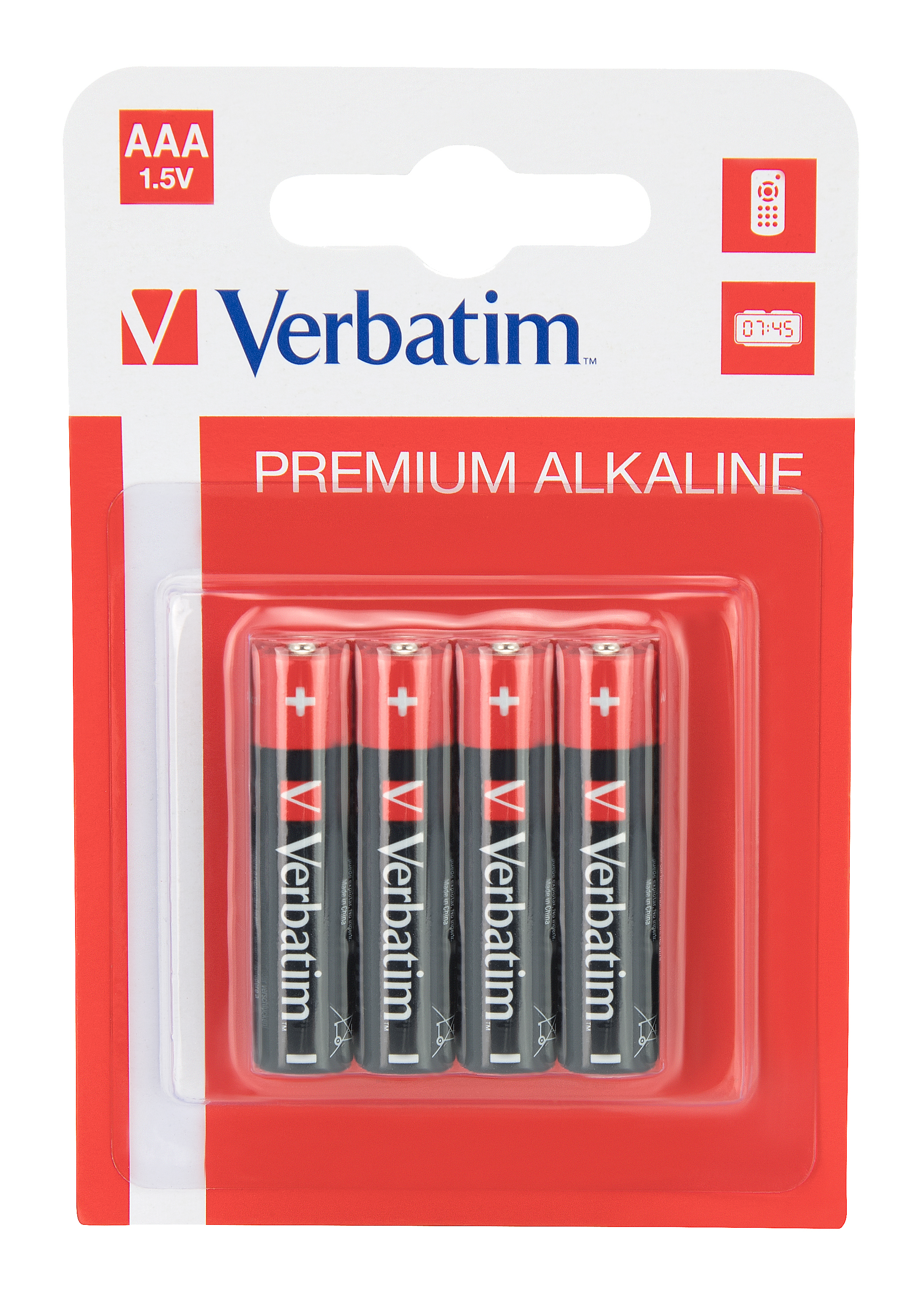 Verbatim Batterie 4 x AAA - Alkalisch Image