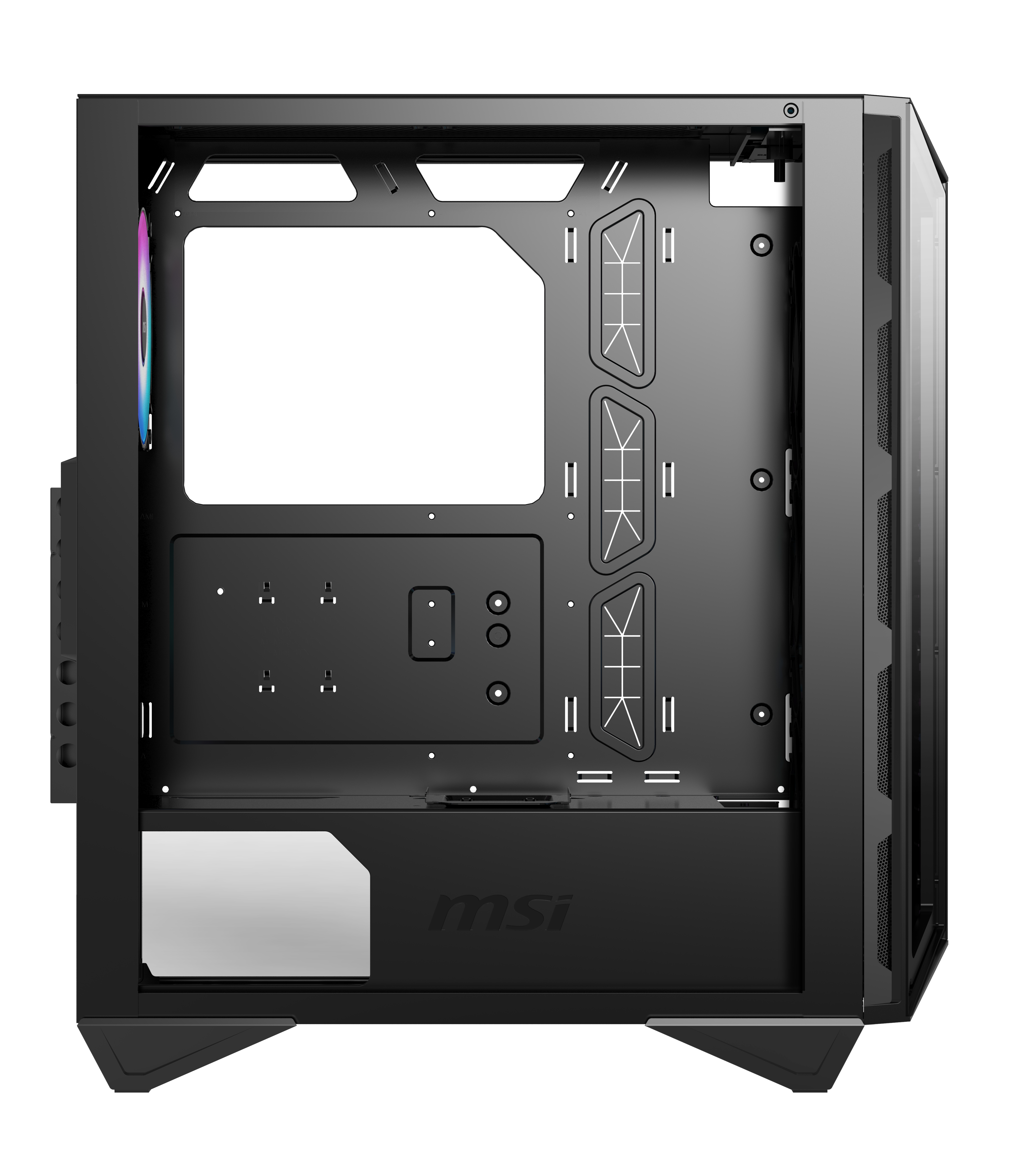 MSI MPG GUNGNIR 110R - Tower - ATX - Seitenteil mit Fenster (gehärtetes Glas), Ansicht 2