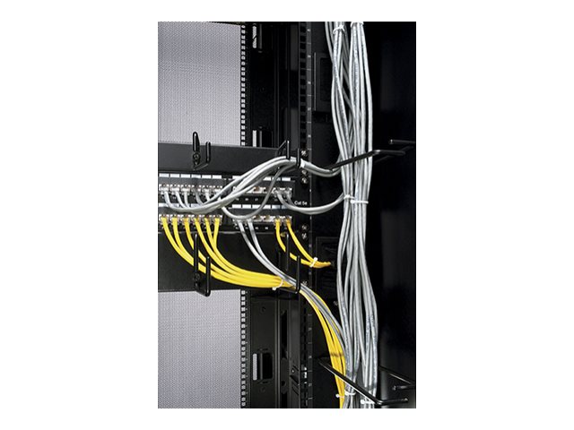 APC Kabel - Organizer - Schwarz - 1U - für