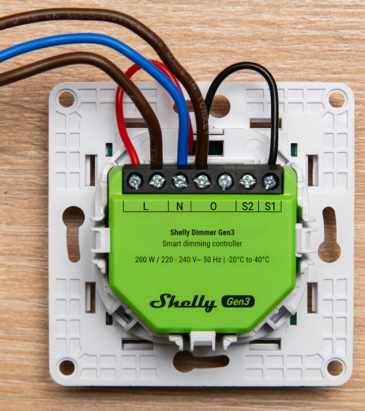 Shelly Unterputz Dimmer Gen3 Relais - LED Lichtcontroller, Ansicht 2