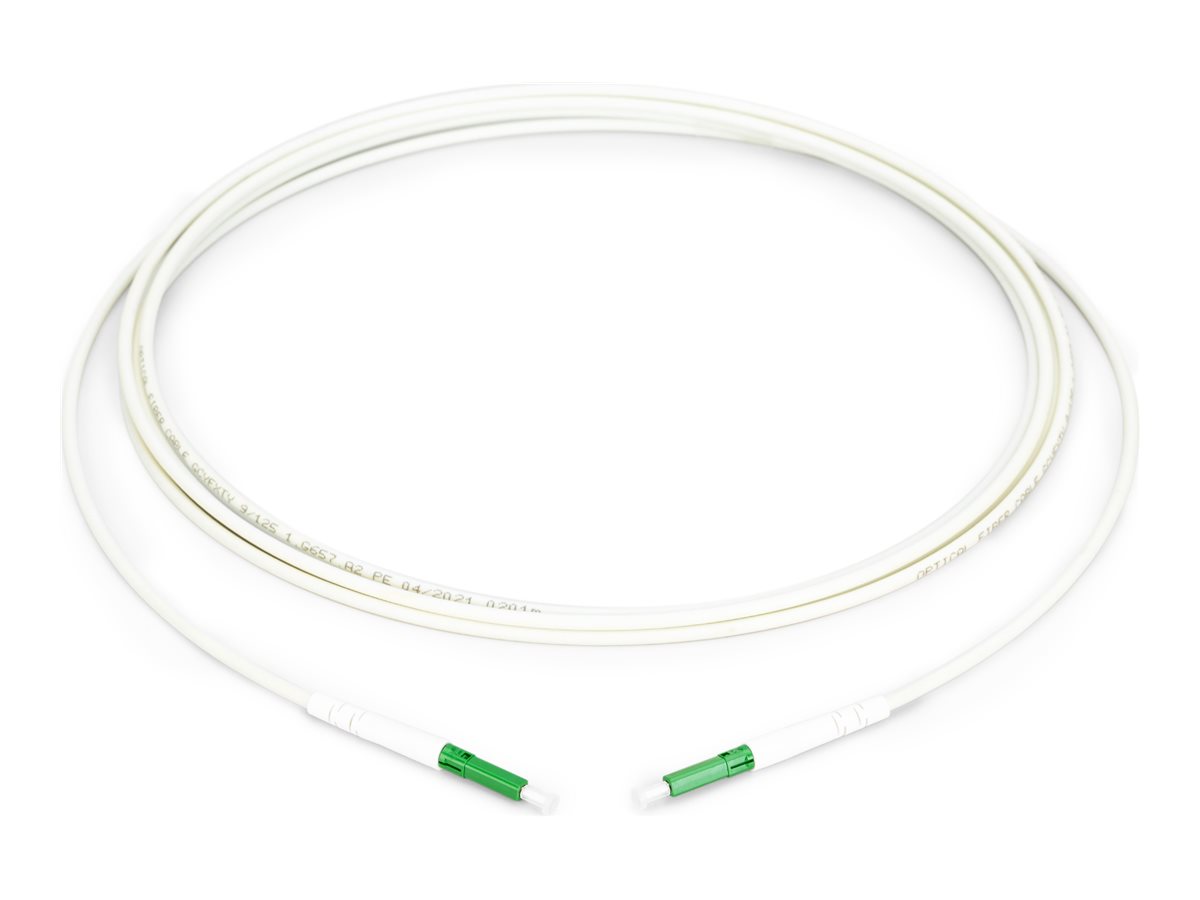 DIGITUS FTTH vorkonfektioniertes Dropkabel, einblasbar, Singlemode, 1 Faser, LC/APC, 50 m