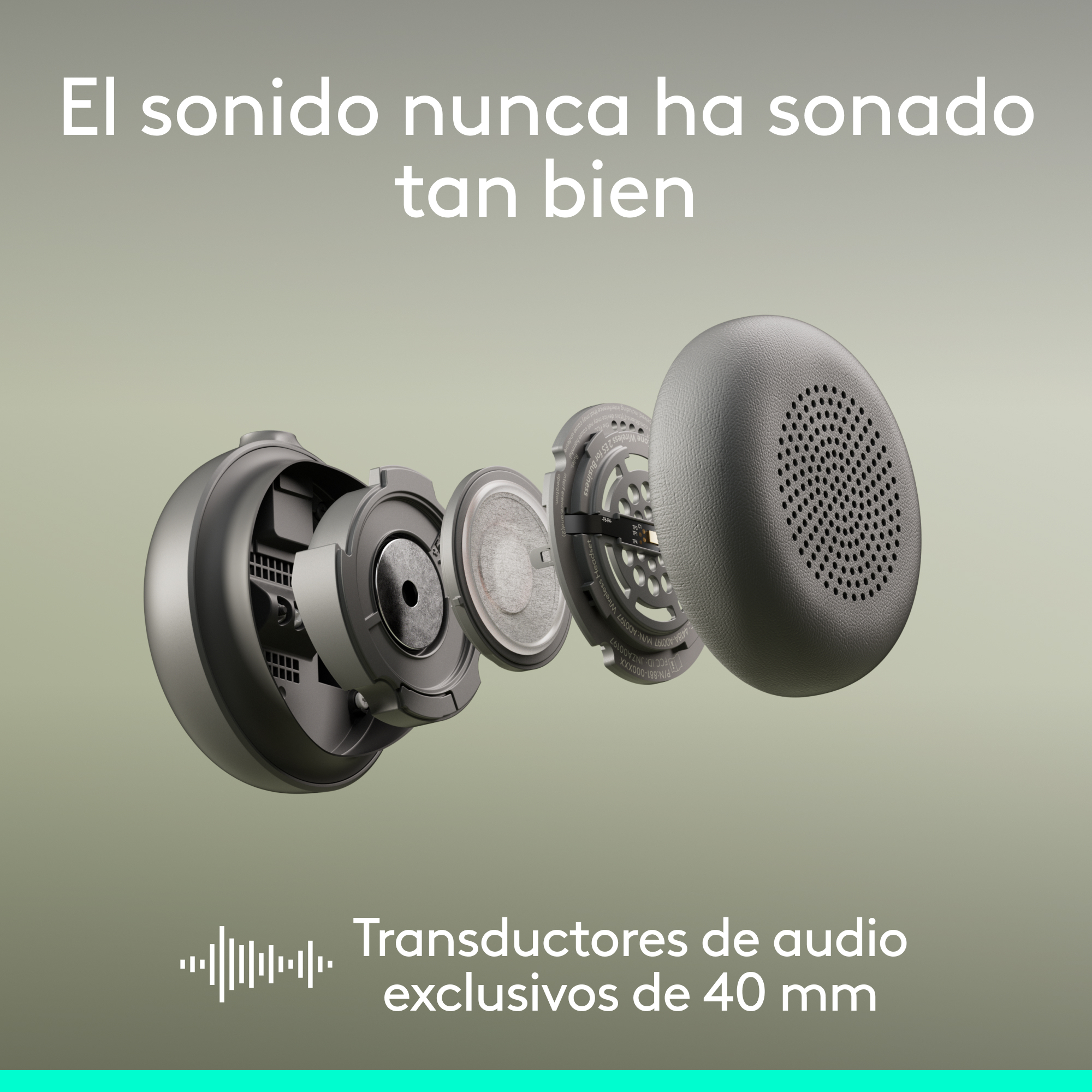 Logitech Zone Wireless 2 ES - Headset - On-Ear, Ansicht 2