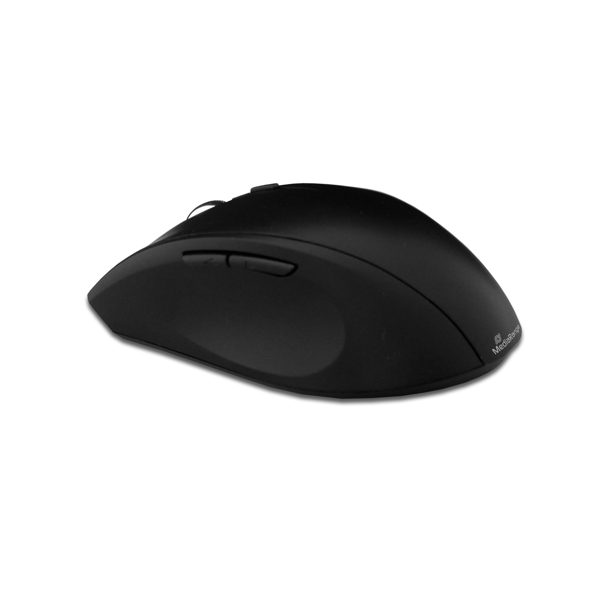 MEDIARANGE MROS208 - Maus - optisch - 5 Tasten - kabellos - 2.4 GHz - kabelloser Empfänger (USB), Ansicht 4