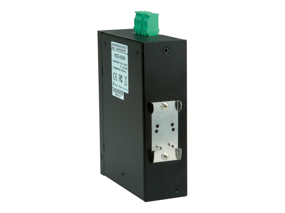 ROLINE Industrie - Switch - unmanaged - 8 x 10/100/1000