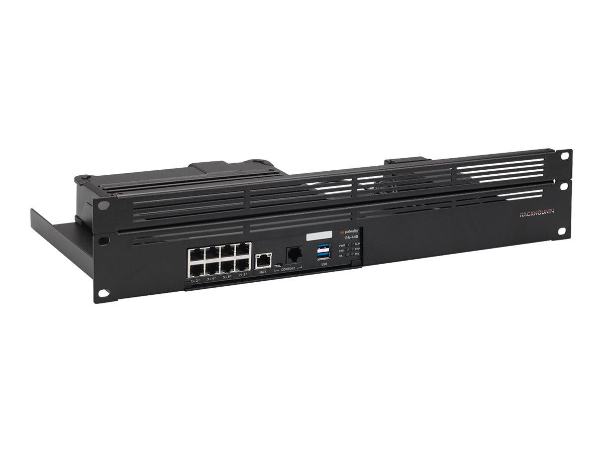 Rackmount.IT RM-PA-T7 - Netzwerk-Einrichtung - Rack montierbar - Signalschwarz RAL9004 - 1.3U - 48.3 cm (19), Ansicht 2