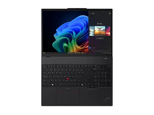 Lenovo ThinkPad T16 Gen 4 21QN - 180°-Scharnierdesign - AMD Ryzen AI 7 PRO 350 / 2 GHz - Win 11 Pro - Radeon 860M - 32 GB RAM - 1 TB SSD TCG Opal Encryption 2, NVMe, Performance - 40.6 cm (16")
