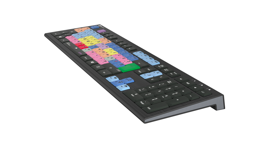 Logickeyboard LKB-MCOM4-A2PC-FR - Kabelgebunden - USB - Scherenschalter - LED - Schwarz - TL: Französisch, AZERTY, Ansicht 2