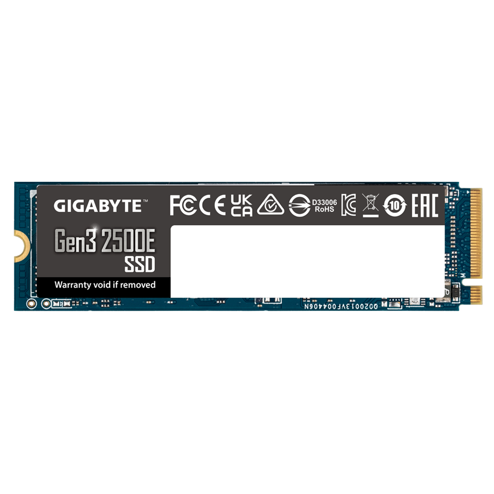 Gigabyte Gen3 2500E - SSD - 500 GB - intern - M.2 2280 - PCIe 3.0 x4 (NVMe), Ansicht 2