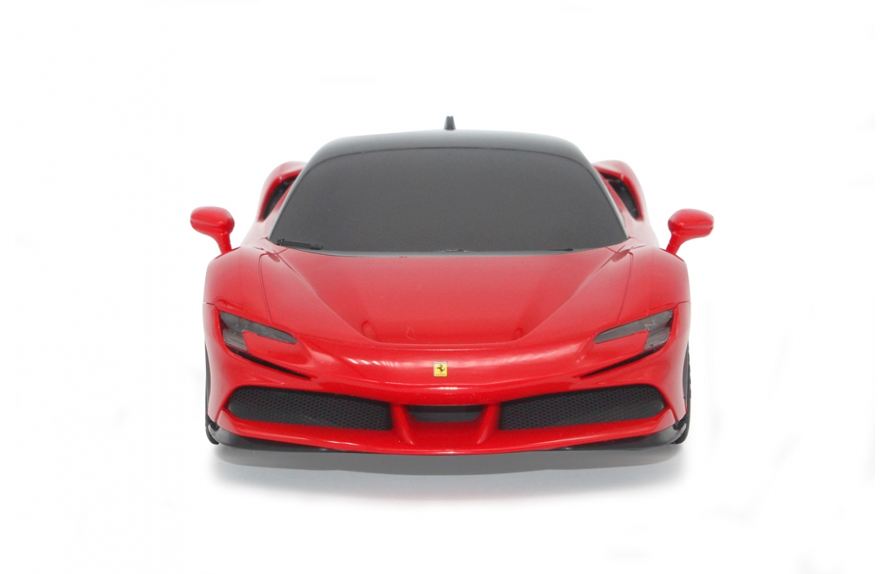 JAMARA Ferrari SF90 Stradale - Auto - Elektromotor - 1:24 - Fahrbereit (RTD) - Rot - Kunststoff, Ansicht 4