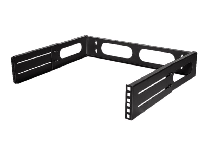 LogiLink 19" Wandhalterung 2 HE schwarz - Zubehör Stromversorgung - 0,48 m