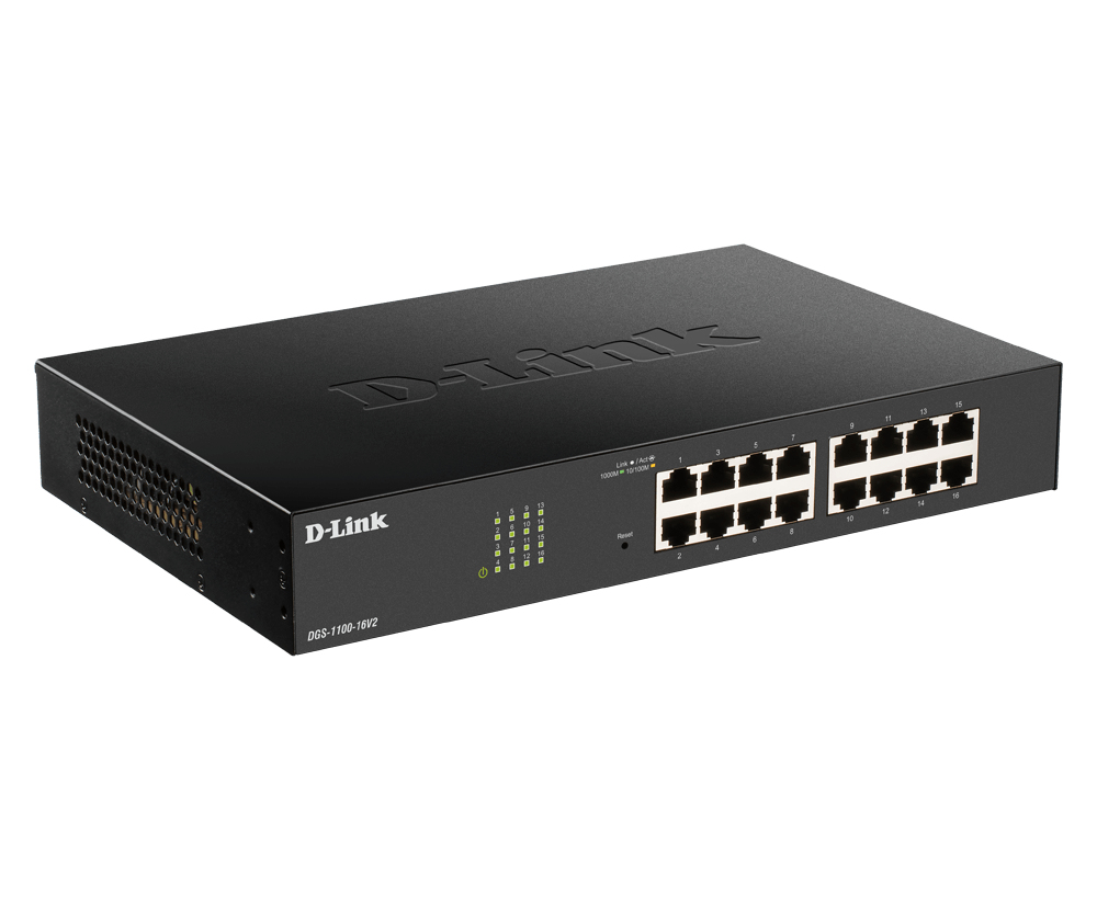D-Link DGS 1100-16V2 - Switch - Smart - 16 x 10/100/1000, Ansicht 3