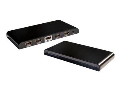 Techly Video-/Audio-Splitter - 4 x HDMI - Desktop, Ansicht 4