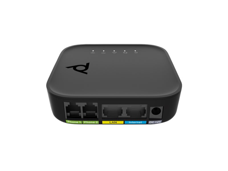 Poly HP Poly ATA 402 - VoIP-Telefonadapter - mit Open