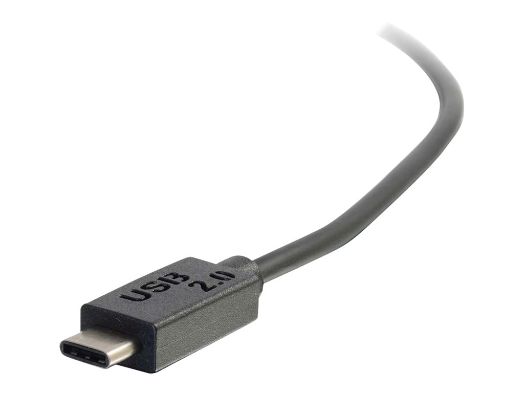 C2G 1m USB 2.0 USB Type C to USB A Cable MM - USB C Cable Black - USB-Kabel - USB (M)