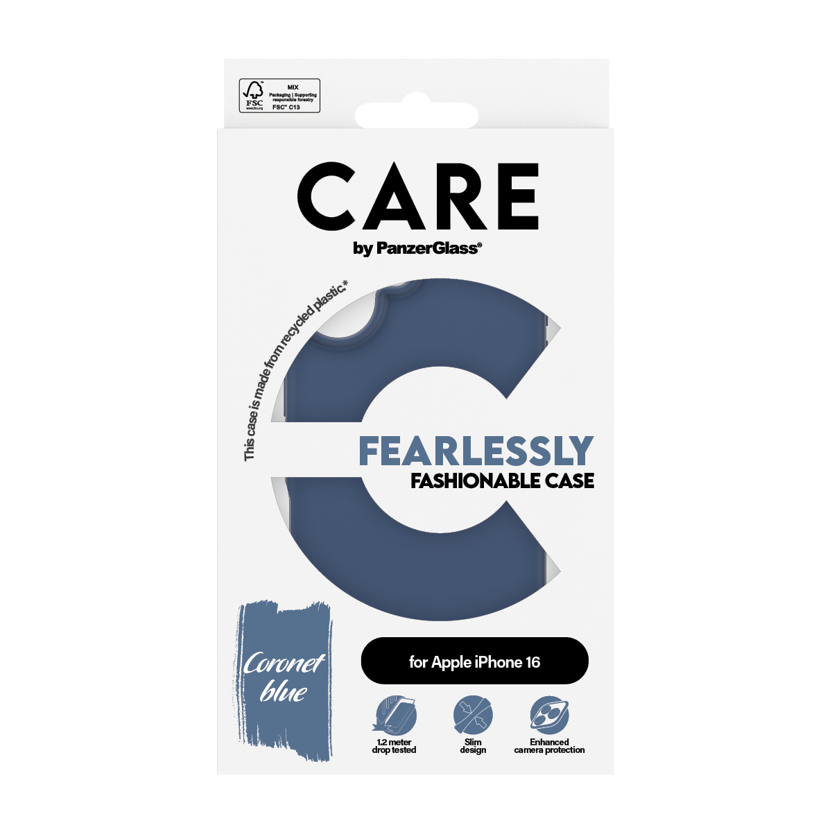 PanzerGlass CARE by PG Blue iPhone16 6.1, Ansicht 3