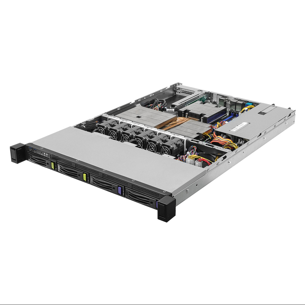 ASRock Barebone 1U Single Sockel AM5 1U4L2E-B650 RPSU - Server-Barebone - Barebone