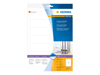 HERMA Special - Papier - matt - permanent selbstklebend - weiß - 192 x 38 mm 70 Etikett(en) (10 Bogen x 7)