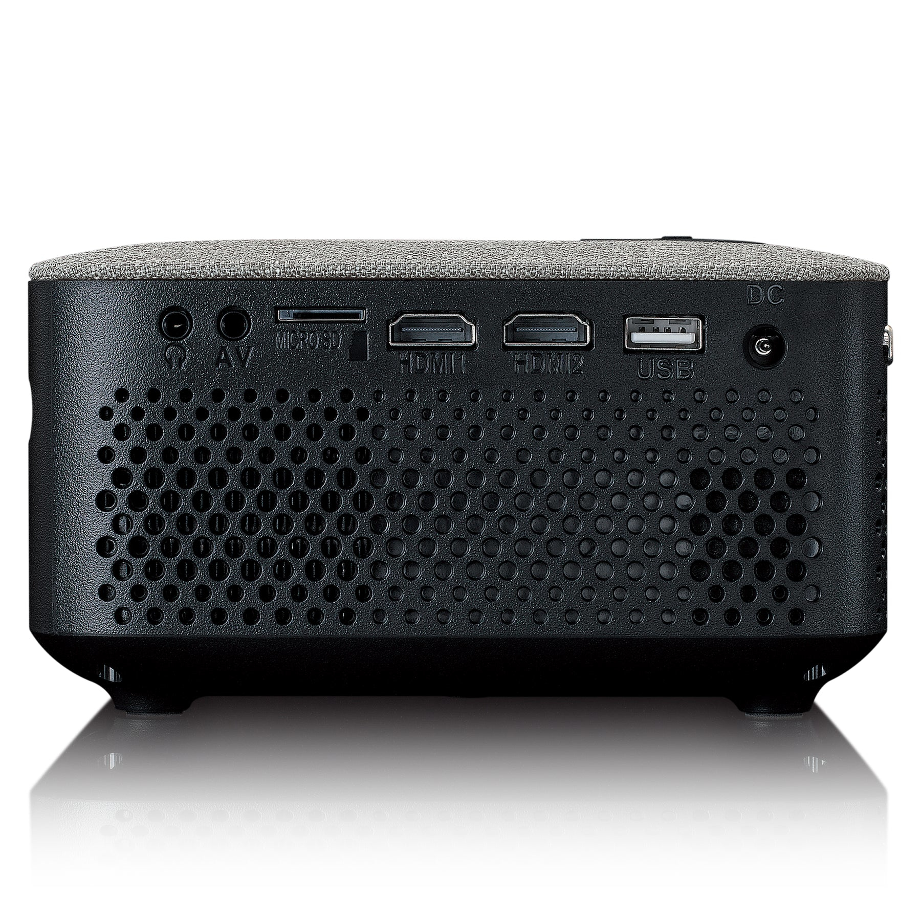 Lenco LPJ-700BKGY - LED - 1080p (1920x1080) - 3000:1 - 16:9 - 762 - 2540 mm (30 - 100) - 4000 LED-Lumen, Ansicht 4