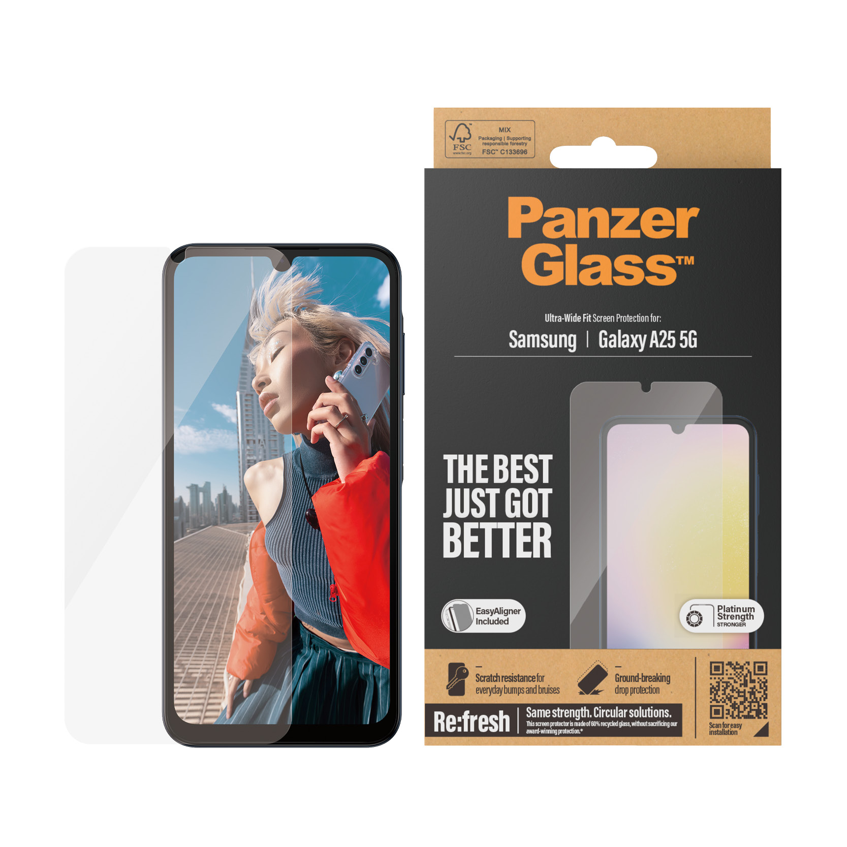 PanzerGlass Samsung Galaxy new A24 5G UWF, Ansicht 3