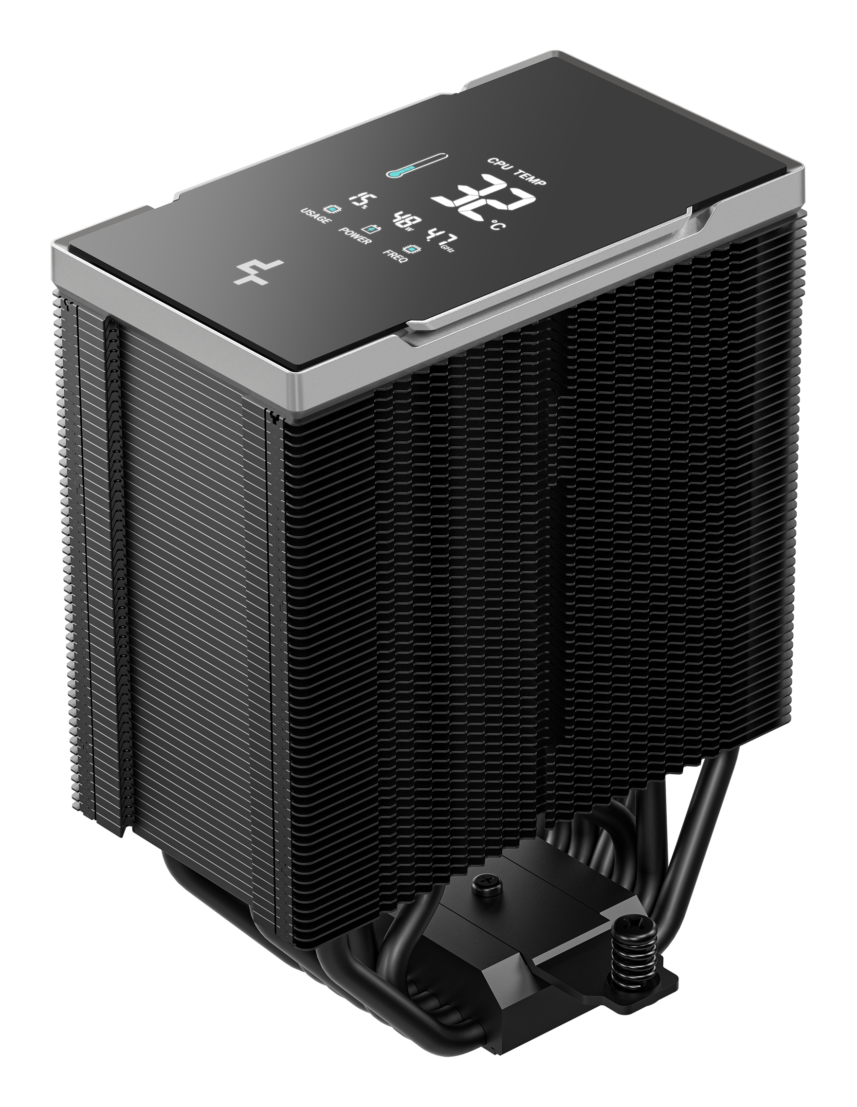Deepcool AK700 DIGITAL NYX (schwarz, 120 mm), Ansicht 3