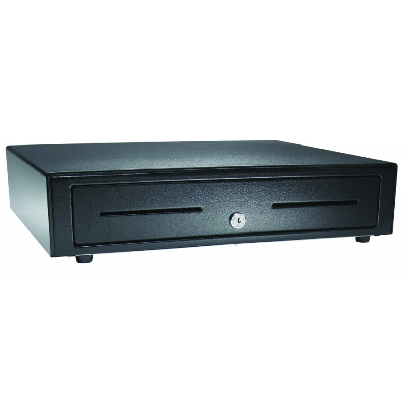 APG Cash Drawer Vasario - Elektronische Geldschublade - Schwarz - 415 mm - 24 V - 412 mm - 110 mm APG Cash Drawer Vasario - Elektronische Geldschublade - Schwarz - 415 mm - 24 V - 412 mm - 110 mm