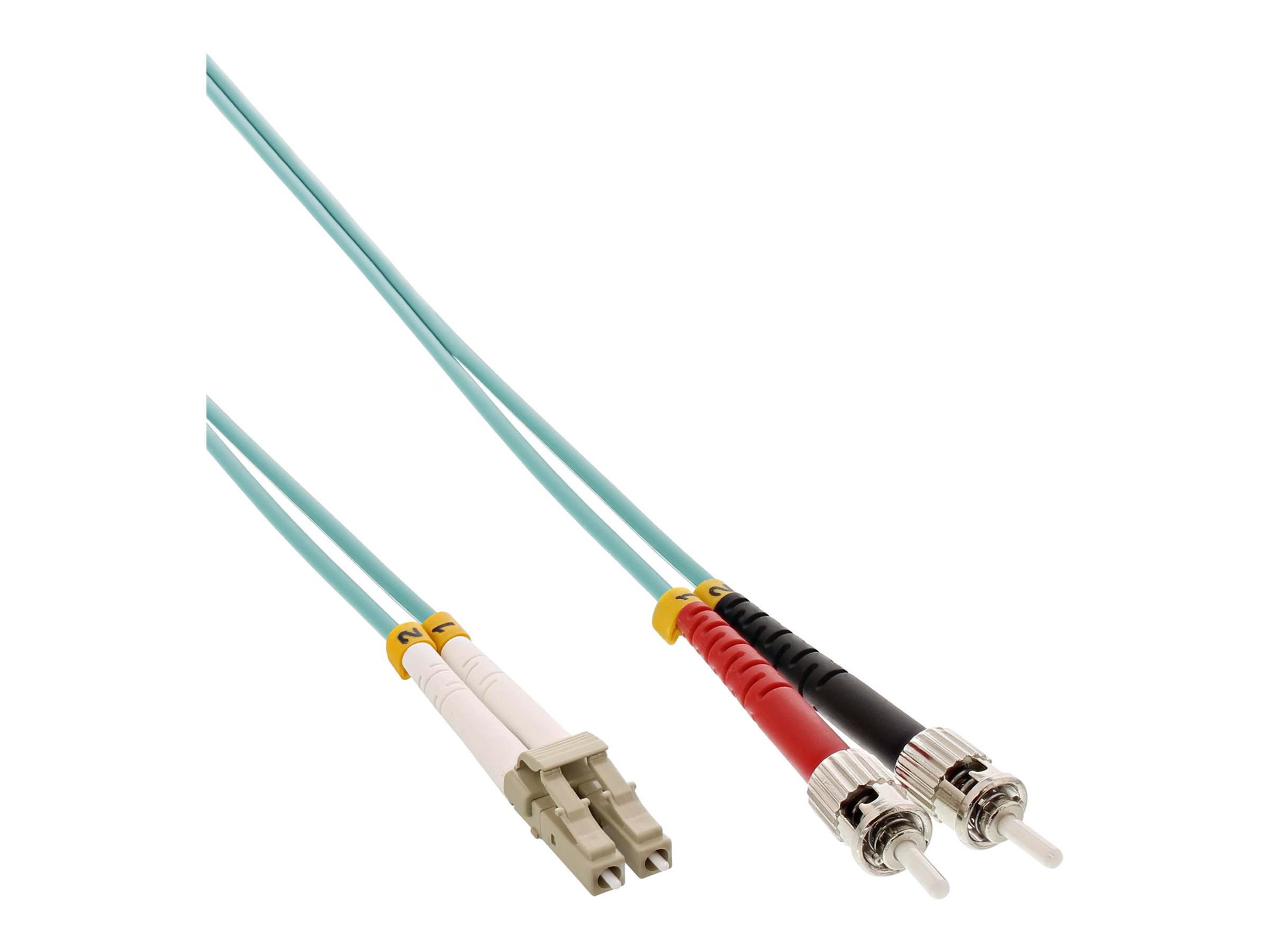 InLine LWL Duplex Kabel - LCST - 50125µm - OM3 - 1m