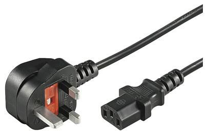 MicroConnect PE090405 - 0,5 m - Netzstecker Typ G - C13-Koppler - H05VV-F - 250 V - 10 A, Ansicht 2