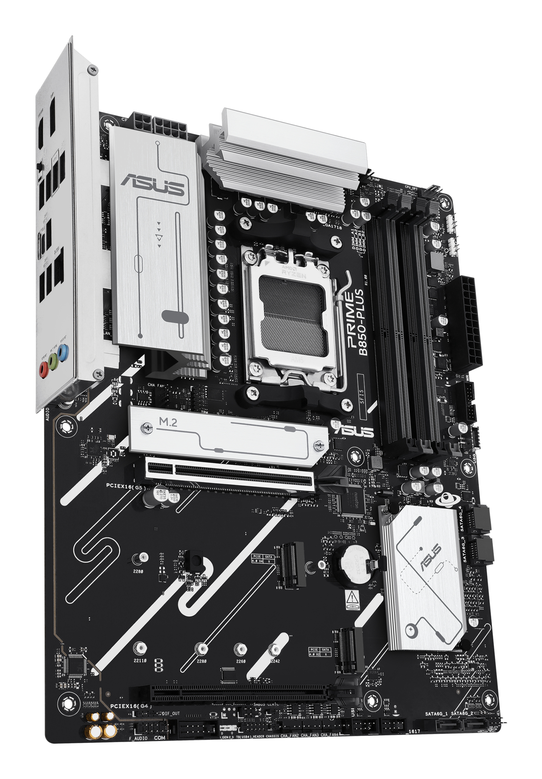 ASUS PRIME B850-PLUS-CSM - Motherboard - ATX - Socket AM5 - AMD B850 Chipsatz - 2.5 Gigabit LAN, Ansicht 4