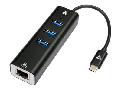 V7 USB-C TO RJ45 PLUS 3 X USB PORT (V7UCRJ45USB3)