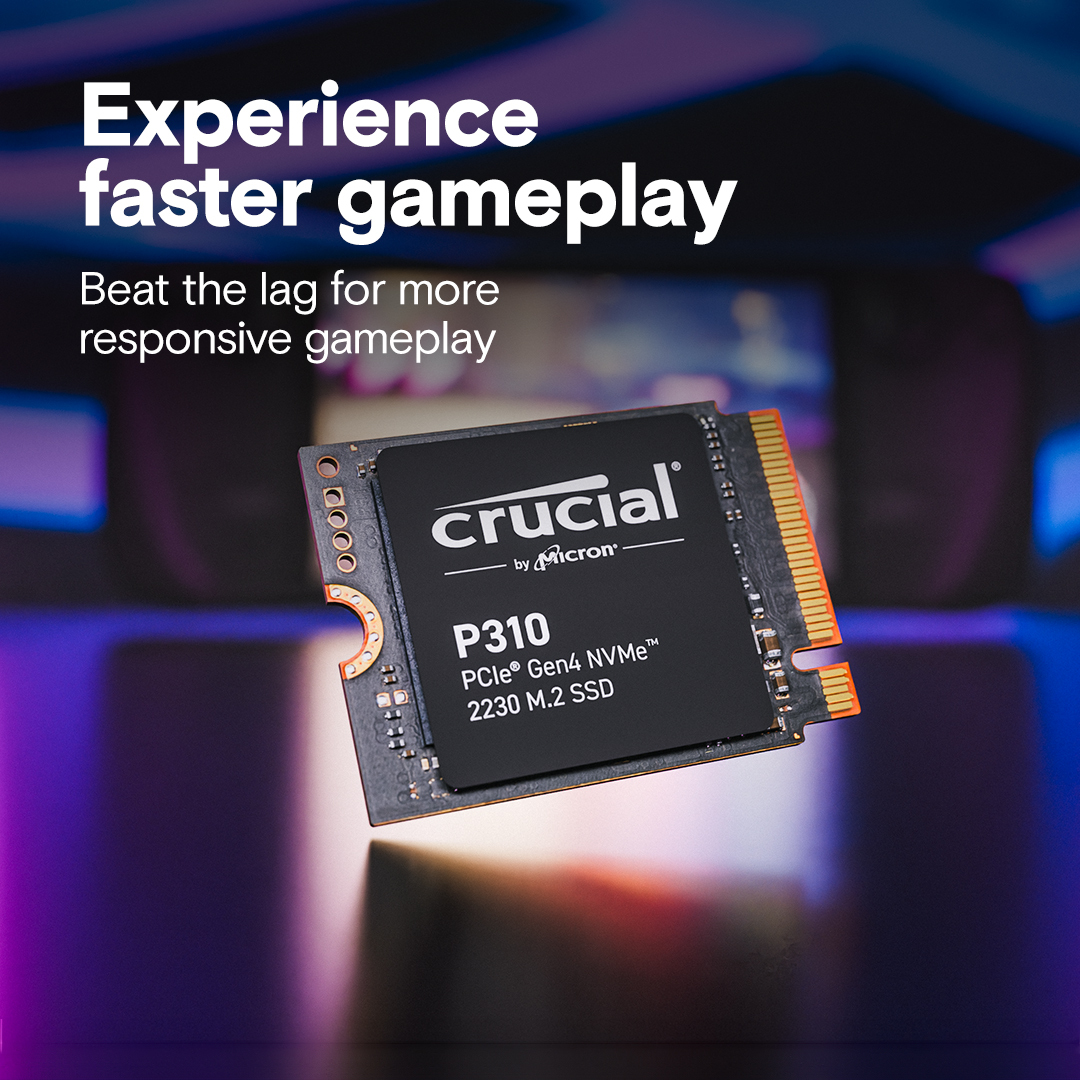 Crucial P310 - SSD - Extreme Performance - 2 TB - intern - M.2 2230 - PCIe 4.0 x4 (NVMe), Ansicht 4