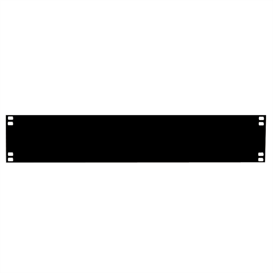APRA apraNET - Rack-Blindabdeckungsplatte - RAL 9005, Dark Black - 1U - 48.3 cm (19), Ansicht 2
