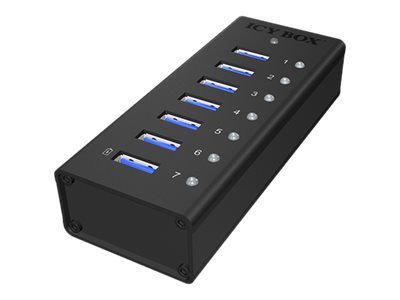 ICY BOX ICY BOX IB-AC618 - Hub - 7 x SuperSpeed USB 3.0, Ansicht 2