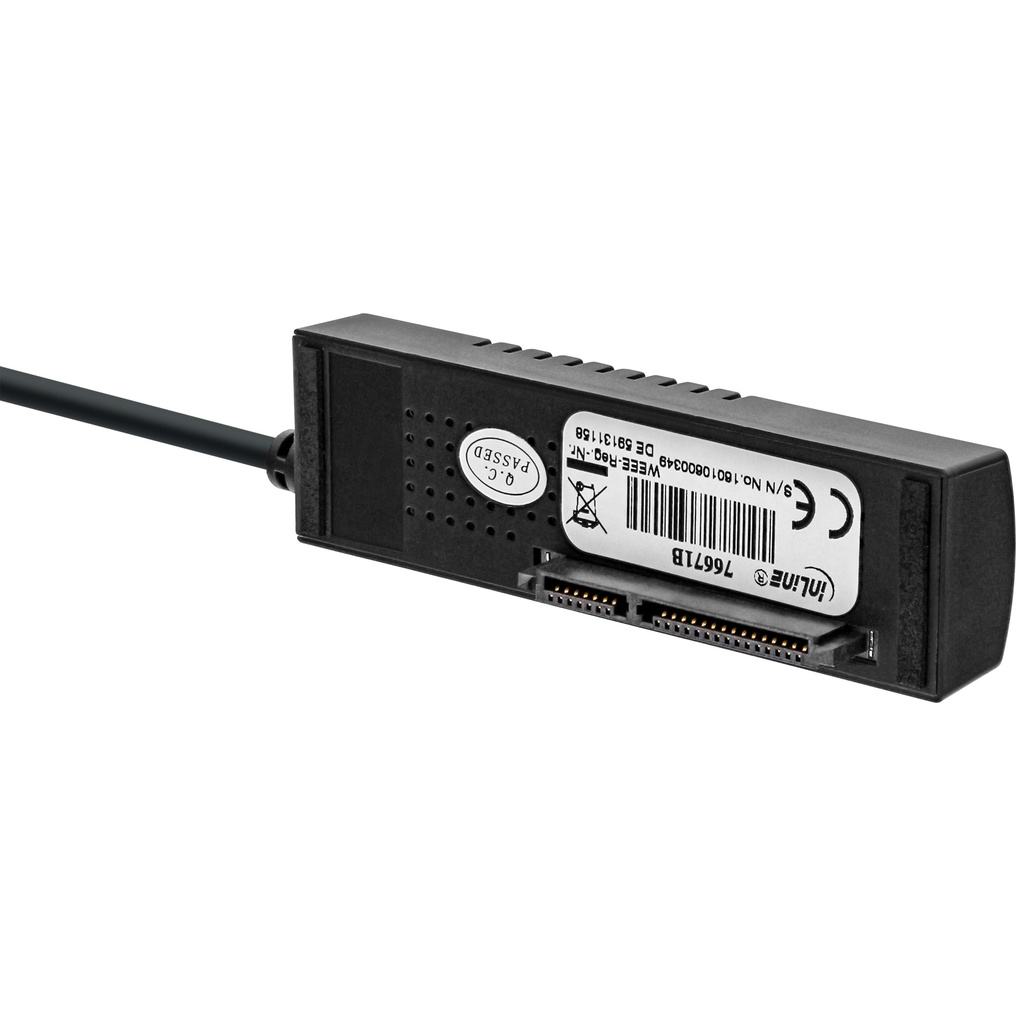 InLine USB 3.1 zu SATA 6Gbs Konverter Kabel - USB A Stecker - 09m