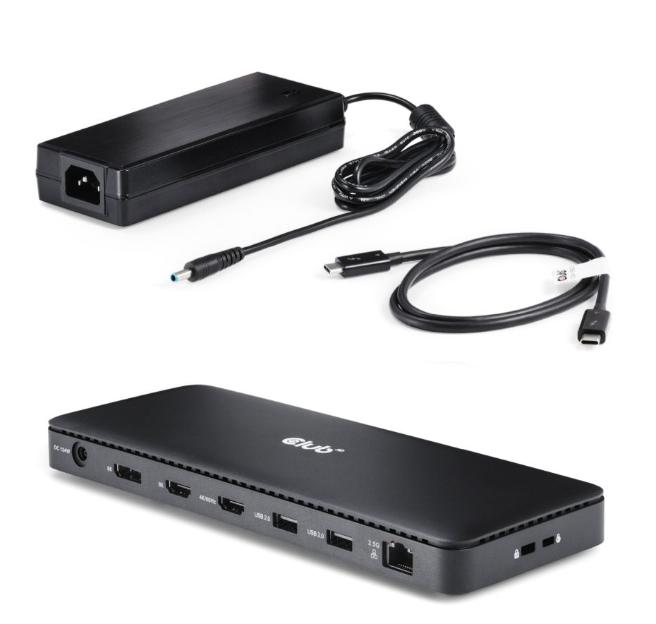 Club 3D 12-in-1 - Dockingstation - für Desktop, Laptop, Ansicht 2