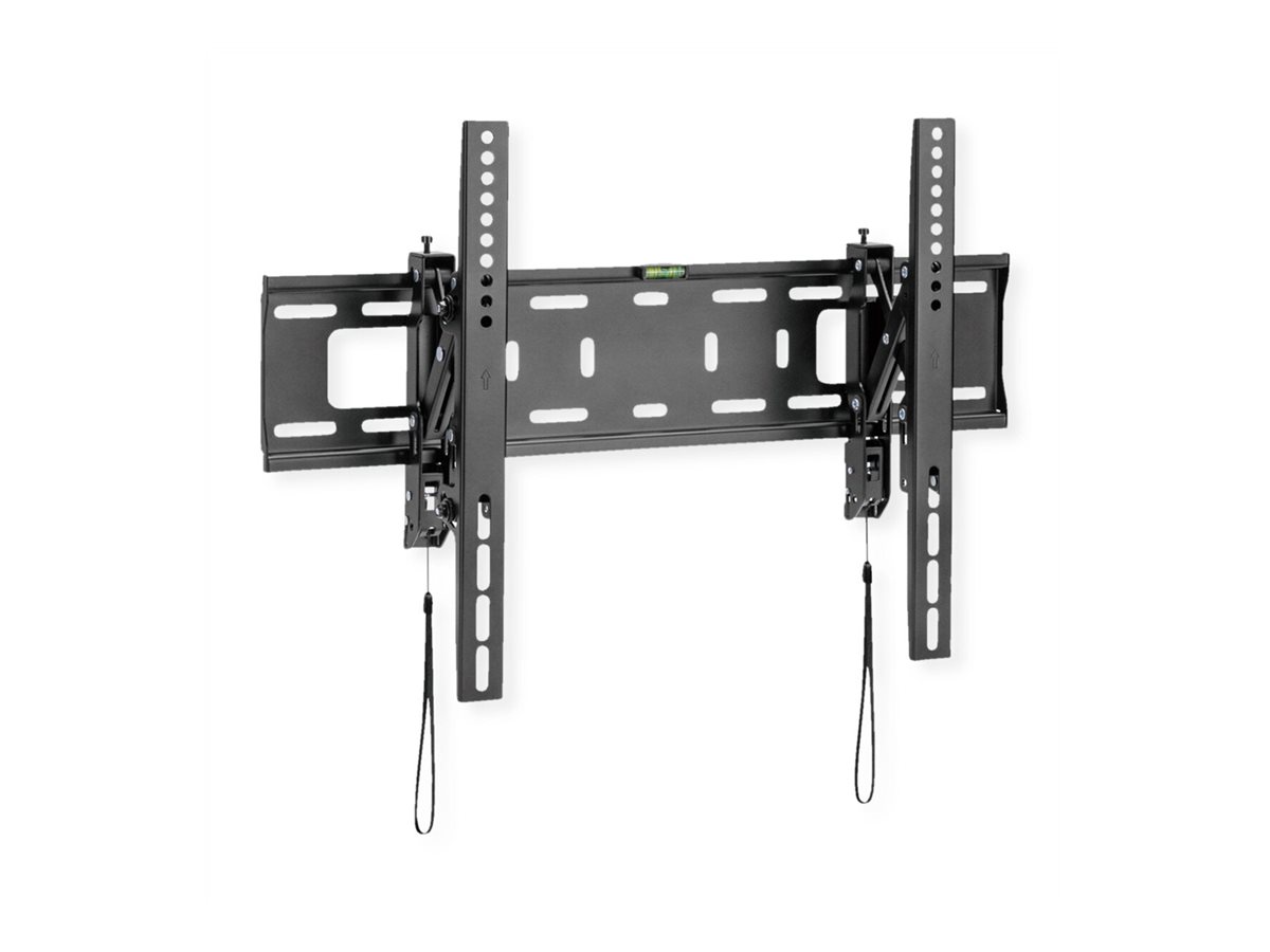 VALUE Befestigungskit (Wandmontage) - für Flachbildschirm / LCD-Bildschirm - Neigung, bis zu 75 kg - Metall - Schwarz - Bildschirmgröße: 94-203 cm (37"-80")